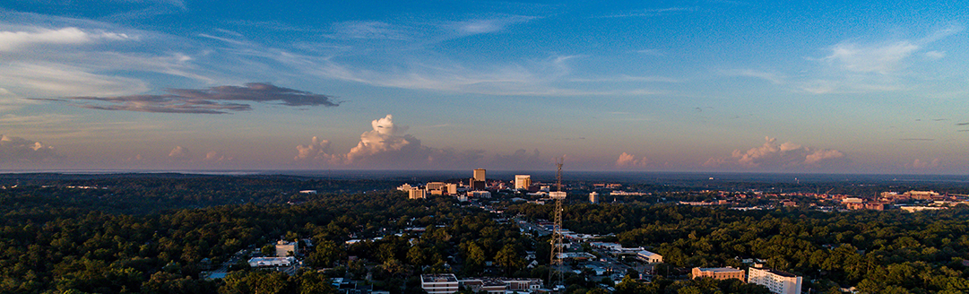 Aerial view of Tallahassee