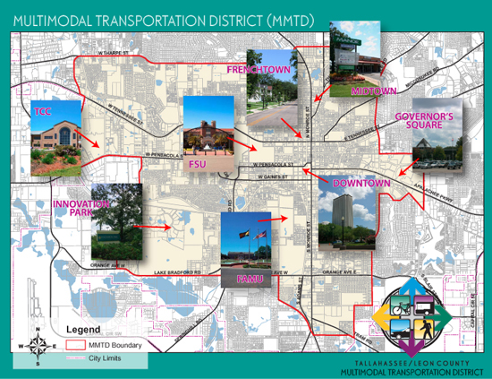 Multimodal Transportation District Map