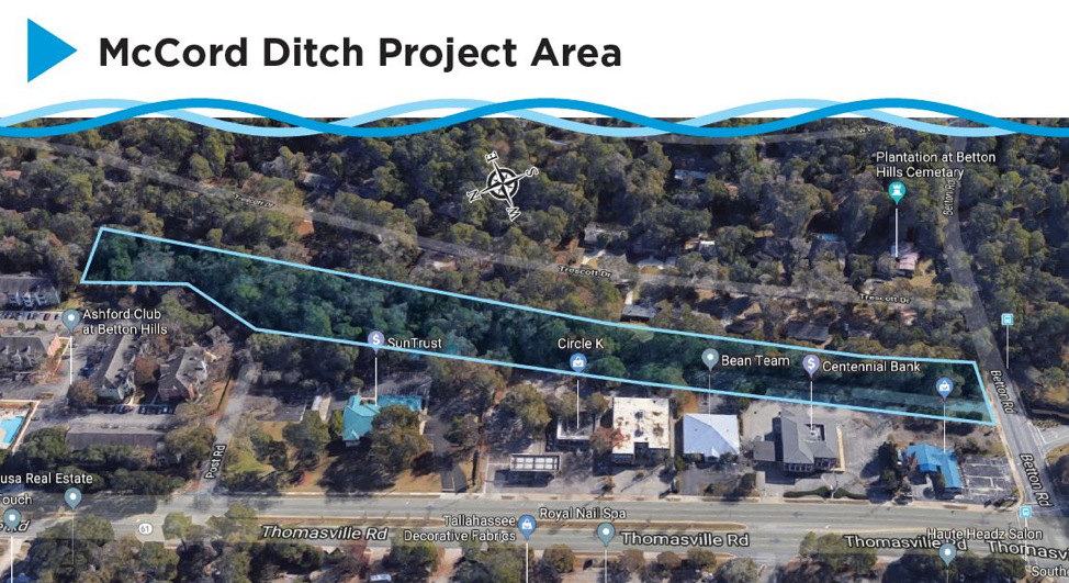 accord drainage ditch project map
